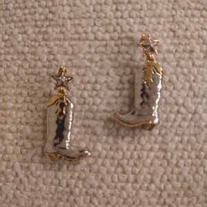 Zara Cowboy Boot Earrings